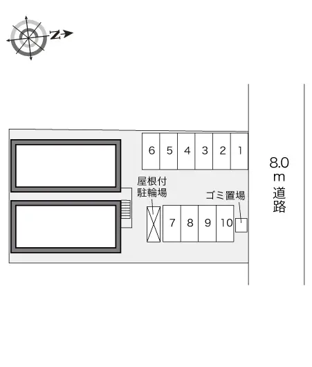 ★手数料０円★大東市御領　月極駐車場（LP）